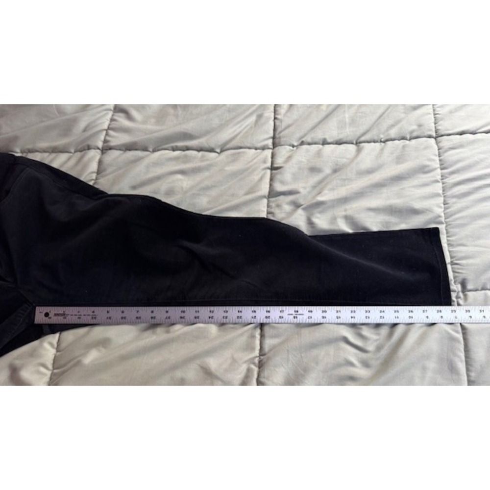 LOFT Black Corduroy Modern Straight Pants Women's Size 6‎ Petite - Picture 9 of 10